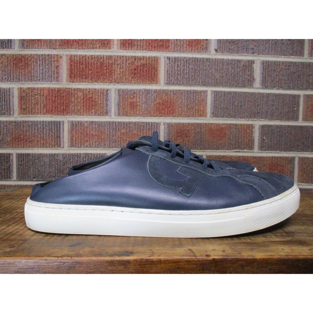 G/FORE Mens Disruptor S Slip On Mule Street Shoes Blue Leather Sneakers Size 12